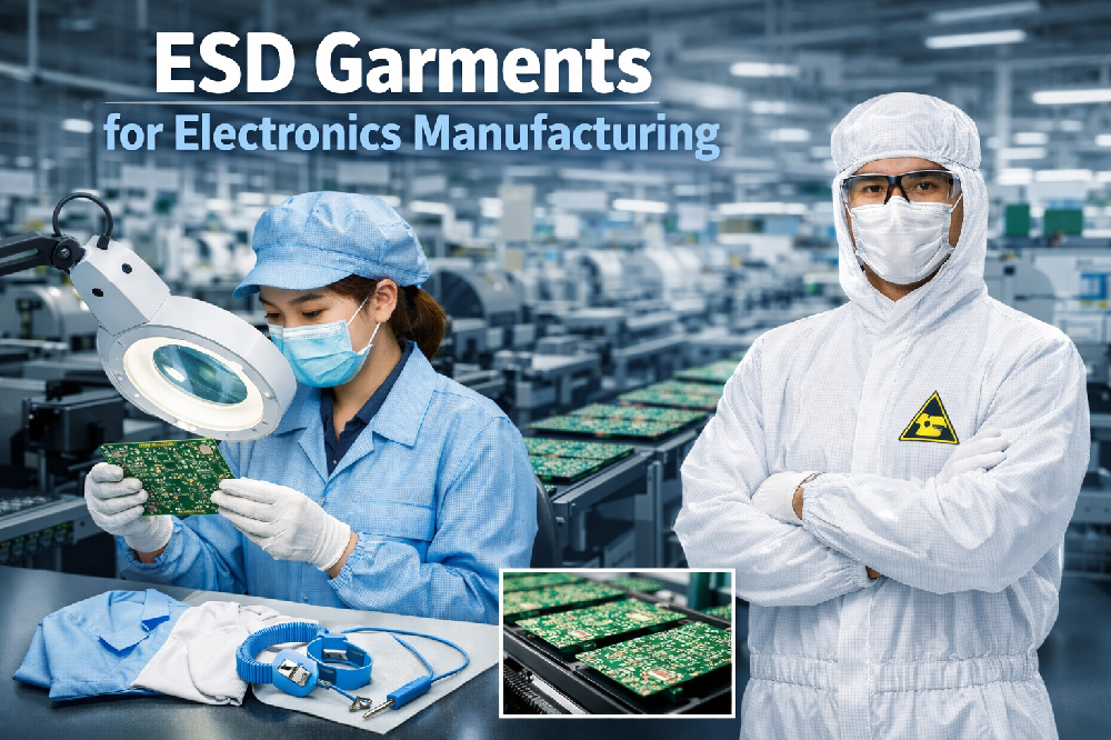 ESD garments electronics