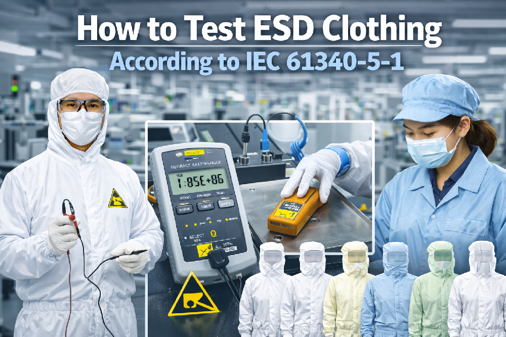 ESD clothing test