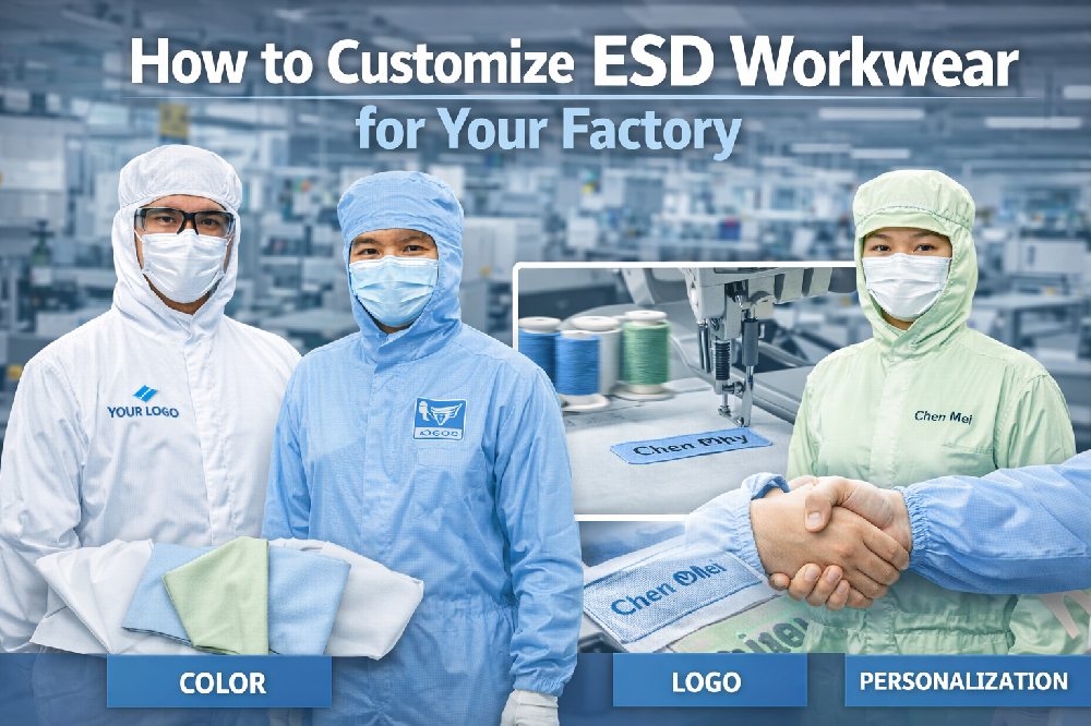 custom ESD clothing